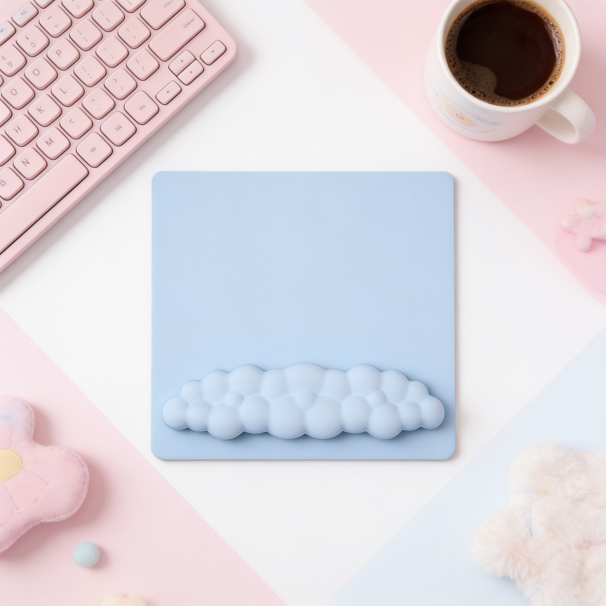 Smartsitters Cloud Design Mouse Pad — social square