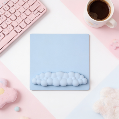 Smartsitters Cloud Design Mouse Pad — social square